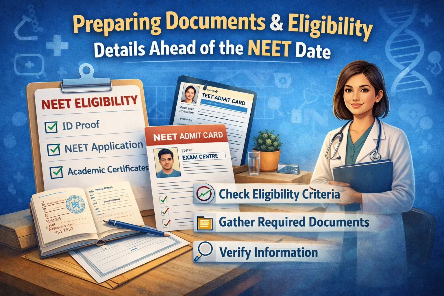 Preparing Documents & Eligibility Details Ahead of the NEET Date
